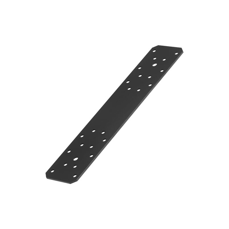 heneng 4 Pcs Flat Mending Plates for 4x4 Post, 16"