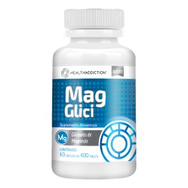 Healthaddiction Glicinato De Magnesio 400mg 60 Cápsulas Sin Sabor