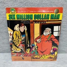 SIX MILLION DOLLAR MAN 1978 Elves Revolt 7'' 331/3 RPM Little LP Christmas Story
