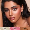 3PCS Contouring Stick in Highlighter, Bronzer and Blusher, a non-greasy