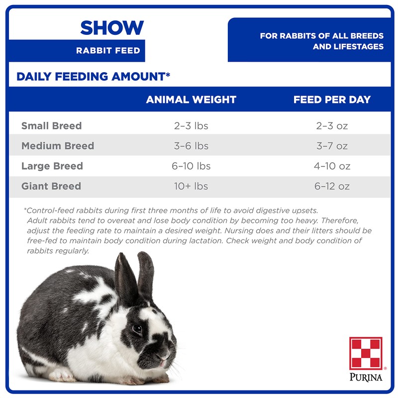 Purina® | Show Rabbit Feed | 50 pounds (50 lb)