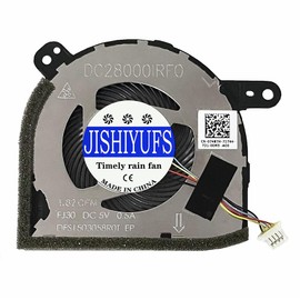 JISHIYUFS CPU Cooling Fan for Dell Latitude 12 5290 5280 5285 2-in-1 Series Laptop DC28000IRF0 DC28000K5SL DFS1503058R0T FJ30 07487H EG50040S1-CC00-S9A DC5V