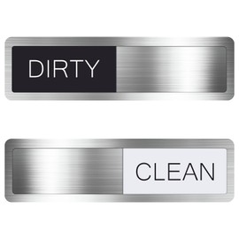 Clean Dirty Dishwasher Magnet Sign Dishwasher Clean Dirty Sign Clean/Dirty Dishwasher Sliding Sign Magnetic Sign Clear and Easy to Read Font, Used for Cleaning and Dirt Reminder Signs,Kitchen Gadgets