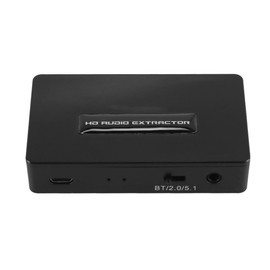 Nicear HDMI-Audio-Extraktor, 4K 30 Hz, HDMI auf SPDIF 3,5 mm Stereo und Bluetooth-Audio-Ausgangskonverter, unterstützt 2.0CH 5.1CH-Modi für TV-PC-Laptop-Streaming