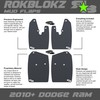 RokBlokz Mud Flaps for Dodge Ram. Fits 2010 + 1500