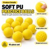 10-Pack Soft Golf Practice Balls for Indoor Swing Training –