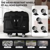 New York XPress 36 inches Collapsible Travel Suitcase with Wheels