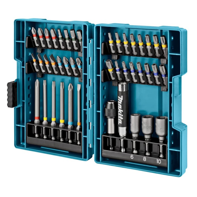 Makita (マキタ) Impact Driver Bit Socket, 43 Piece Set, Hex