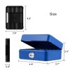 Goehiaul Mini Cash Box with Lock and Slot Small Cash