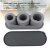 Hollow Cylinder Ice Cube Tray Quick Release Silicone High Low