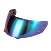 The Helmet Shop HJ-33 Rainbow Mirror Motorcycle Helmet Visor Compatible