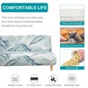 Funda elástica para sofá sin brazos, funda de futón estampada,