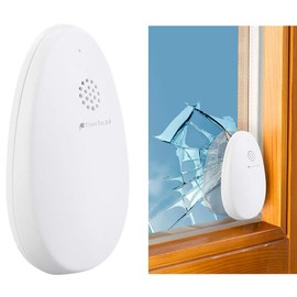 VisorTech Accessories for Outdoor Alarm System: Wireless Glass Break Detector for Alarm System XMD-4200/4400.pro/5400.wifi (Siren Alarm System, Outdoor Alarm Systems, Wireless Garden Shed, Motion