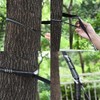 2 Pcs 5+1 Adjustable Loop Hammock Straps with 2 Black