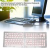 Keyboard Keycaps 129 Keys Pudding Transparent OEM Height PBT Two