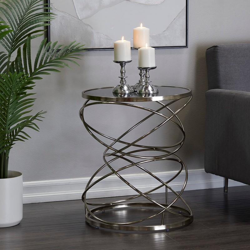 Deco 79 Marble End Accent, Side Table 20" x 20"
