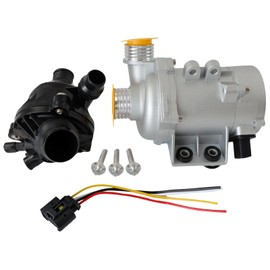 YOMALL 11517586925 Electric Engine Water Pump with Thermostat Fits for 2008-2011 128i Fits for 323i 325i 325xi 328i X3 Z4 525i 528i 530xi 2.0L 2.5L 3.0L, Replace OE 11517546994 11537536655