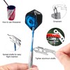 CyeeLife Steel tip Darts 22g+16 Flights+Sharpener+Dart Tool+12Aluminium shafts with Rubber