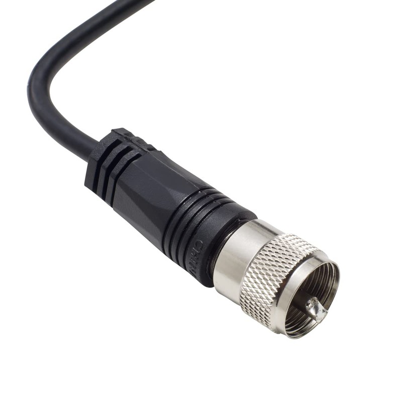 RoadPro RP-9CC 9-Feet RG58AU Cable with PL-259 Connectors for CB