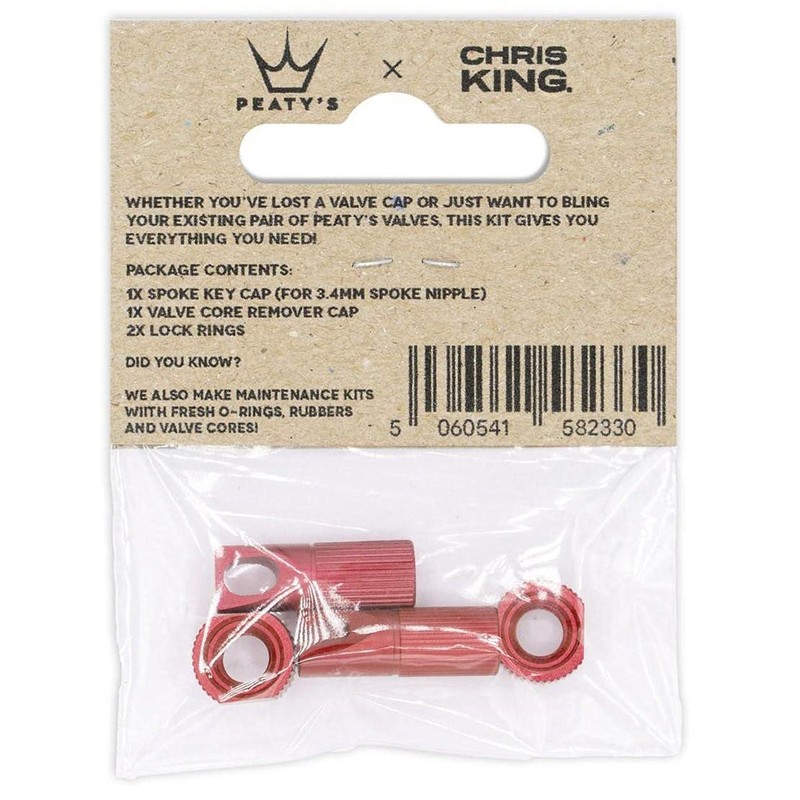 Peatys x Chris King (MK2) Tubeless Valves Accessory Kit