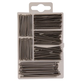 The Hillman Group 591511 Small Finish Nail Kit, 150-Pack,Silver