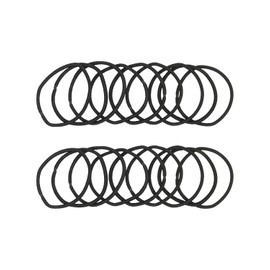 Oz Essentials Hair Elastic 18 Pack - Black