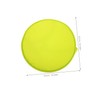 Operitacx Light Yellow Round Seat Cushion Thickened Sponge Chair Pad