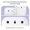Jayron JR-WG014 LCD touch screen backlight count up/count down timer，for