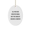 Funny Roofer Gifts for Men - 'All Men are Created
