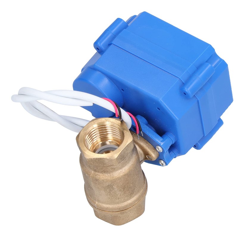 DC12V DN15 1/2 Inch Electric Ball Valve Brass Motorized Switch