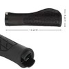 Loopunk Bicycle Handle Grips, Black, 1 Pair (2 Pieces) Set,