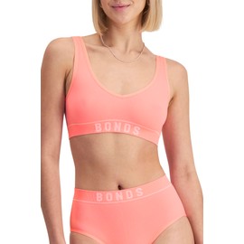 Bonds Women's Seamless Stretch Rib Bralette with V-Neck for Women