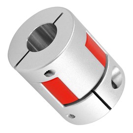 Accoppiamenti ragno D40 L55, Accoppiamento albero di prugna flessibile in lega di alluminio, Walfront Accoppiatore elastico per servomotore passo-passo(16mm-19mm)