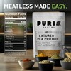 PURIS Pantry Textured Pea Protein, Unflavored Meatless Vegetable Crumbles, Equals