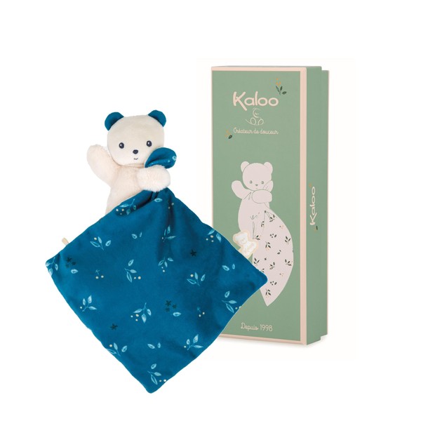 Kaloo - Carré Douceur - Night Owl Bear Comforter -