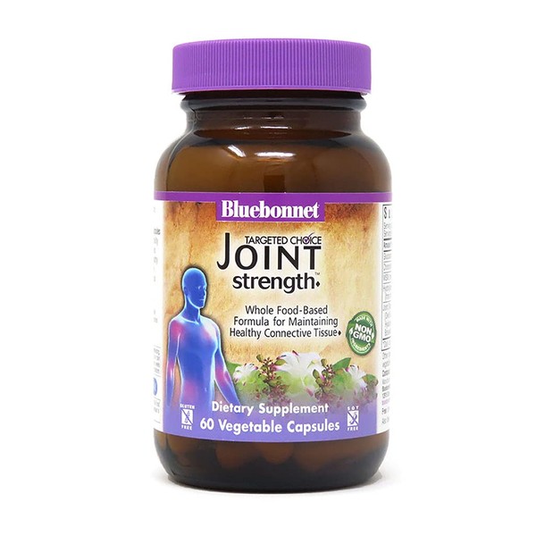 Bluebonnet Nutrition Targeted Choice Joint Strength, for Joint Function by Maintaining Healthy Cartilage, Tendons and Ligaments - Gluten-Free - Soy-Free - Non-GMO - Dairy-Free - 60 Count, 30 Servings
