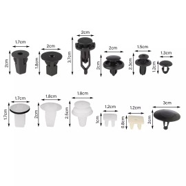 iSincer 146PCS For Toyota Fender Door Hood Bumper Trim ClipRetainer Fastener Assortment