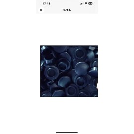 Widget 10 Pack 3/8 black hole plugs flush Plastic covers new