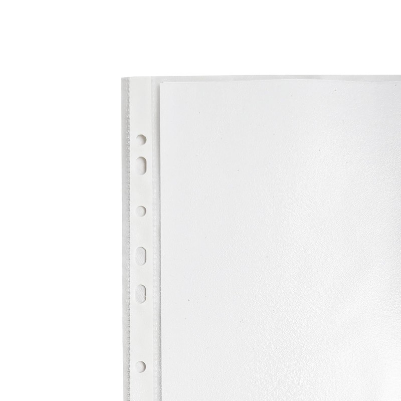 versando Economy A4 Document Wallets with Book Edge Transparent Grained