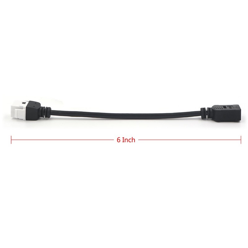 VCE 2-Pack HDMI Keystone Jack, Female to Female HDMI Pigtail