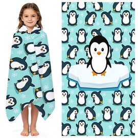 VorPrillynt Penguin Towel Beach Swimming Towels Penguin Bath Towel Microfibre Towels Lightweight Compact and Quick Drying Travel Summer Wash Cloth for Camping Bath Sports