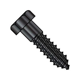 5/16X1 1/2 Hex Lag Screw Gimlet Point Black Oxide (Pack Qty 600) BC-3124LB by Korpek