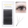 Extensiones De Pestañas Masscaku W Mix 3d / 4d Matte