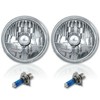 Octane Lighting 5 3/4 Inch Halogen Headlight Diamond Crystal Headlamp