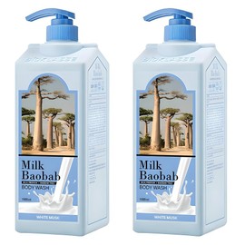 Milk Baobab Body Wash White Musk, 1L, 2 pcs / 밀크바오밥 바디워시 화이트머스크, 1L, 2개