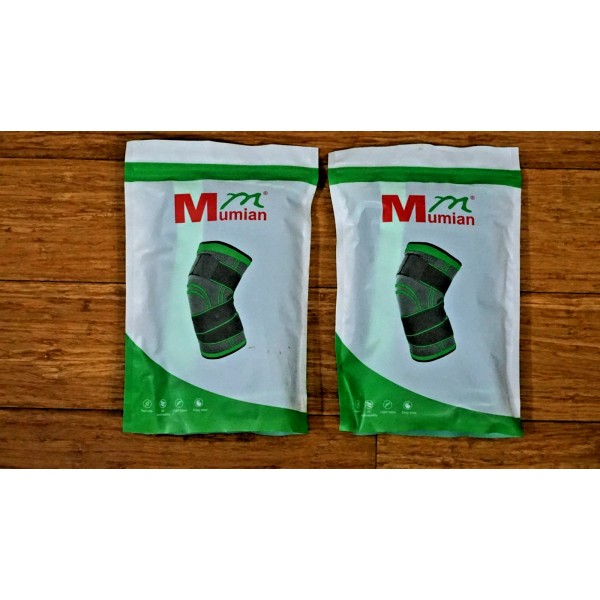 Mumian Knee Brace Compression Sleeve Support XXL (2 packs)