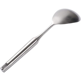 Rice Scooper Spoon Stainless Steel Serving Ladle，Dinner Spoon Serving Spoon, 304 Stainless Steel 12.5 Inch Premium Brushed Stainless Steel Large Serving Spoon Kitchen Tool