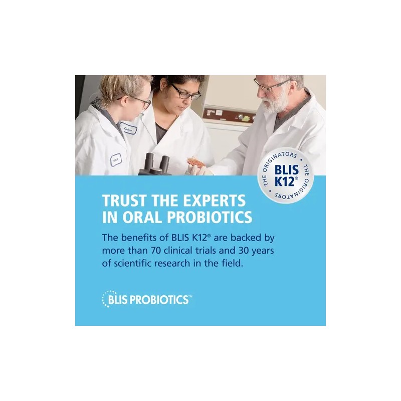 Blis Throathealth Oral Probiotic, Most Potent Blis K12 Formu