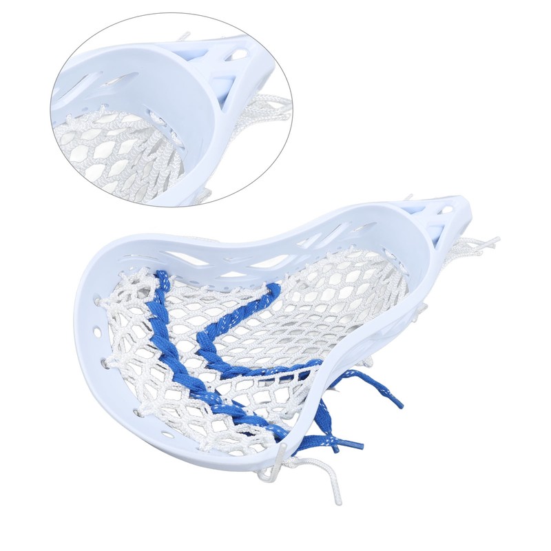 Lacrosse Head Mesh Strung Wear Proof Nylon Lacrosse Stick Heads