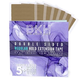 Big Kizzy Hair Extensions Tape - Regular Hold - Fits Most Tape in Hair Extensions, 4cm x .8cm Tape for Extensions, Professional Double Sided Extension Tape